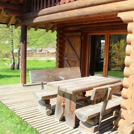 L'Ours Noir Chalet En Rondins La Bresse Esterno foto