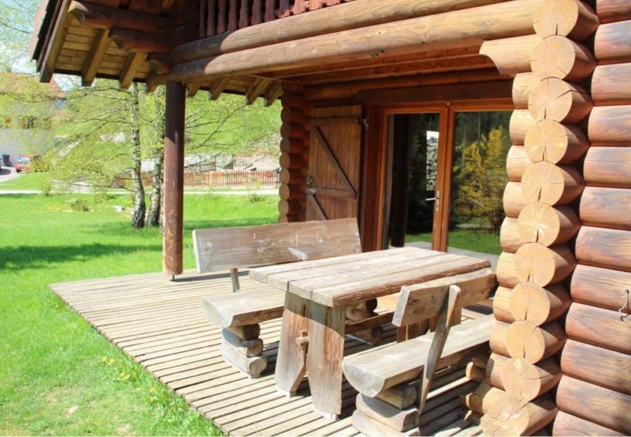 L'Ours Noir Chalet En Rondins La Bresse Esterno foto