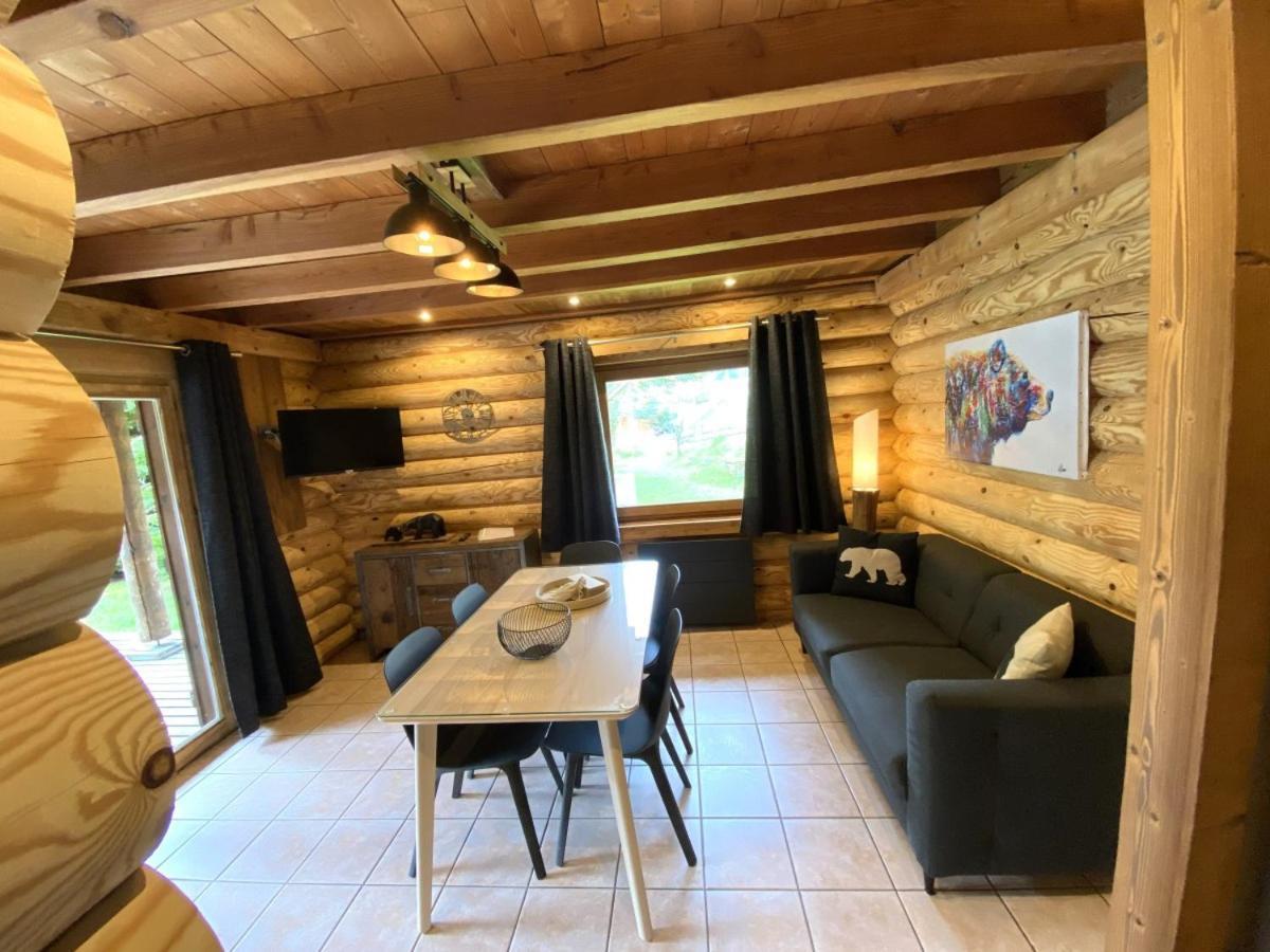 L'Ours Noir Chalet En Rondins La Bresse Esterno foto