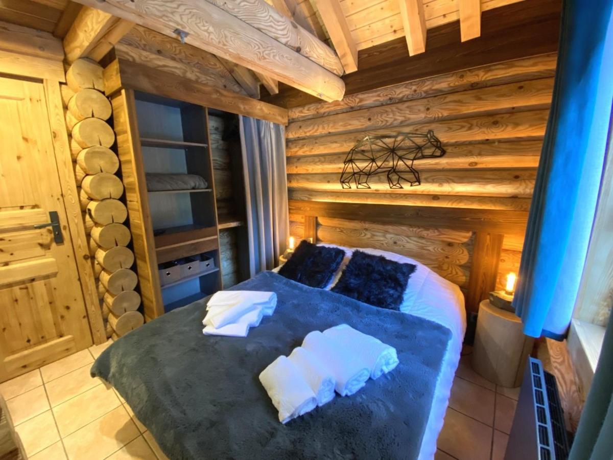 L'Ours Noir Chalet En Rondins La Bresse Esterno foto